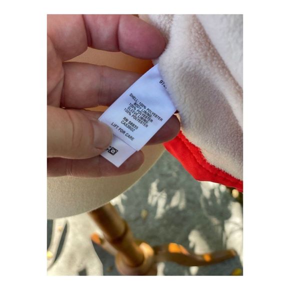 Cabela's Red Fall Jacket Fleece Lined Full Zip Sz L - Picture 6 of 13